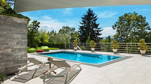 Creating an Outdoor Oasis, with the added luxury of your own private swimming pool