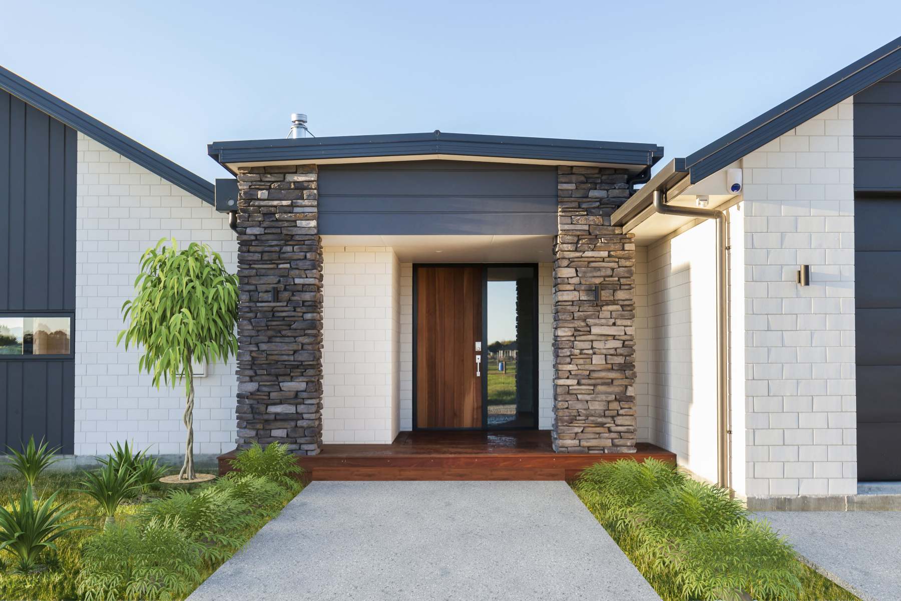 Copper Beach house design by Hallmark homes