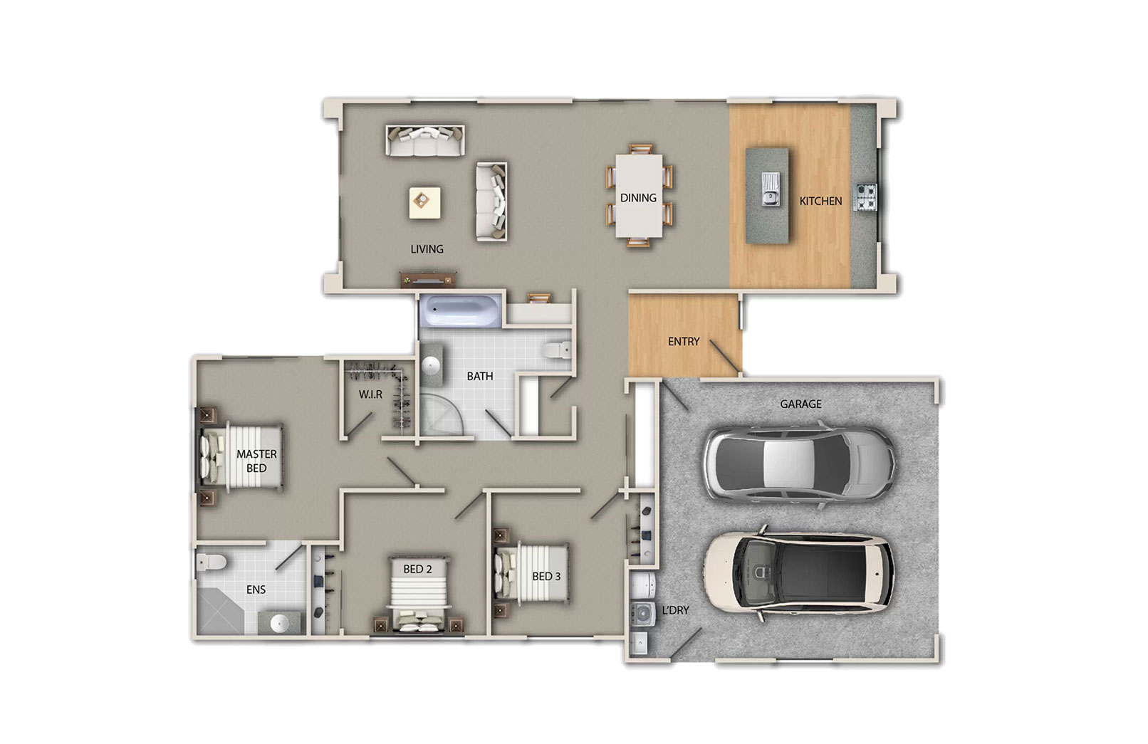 Ohau floor Plan - Hallmark Homes