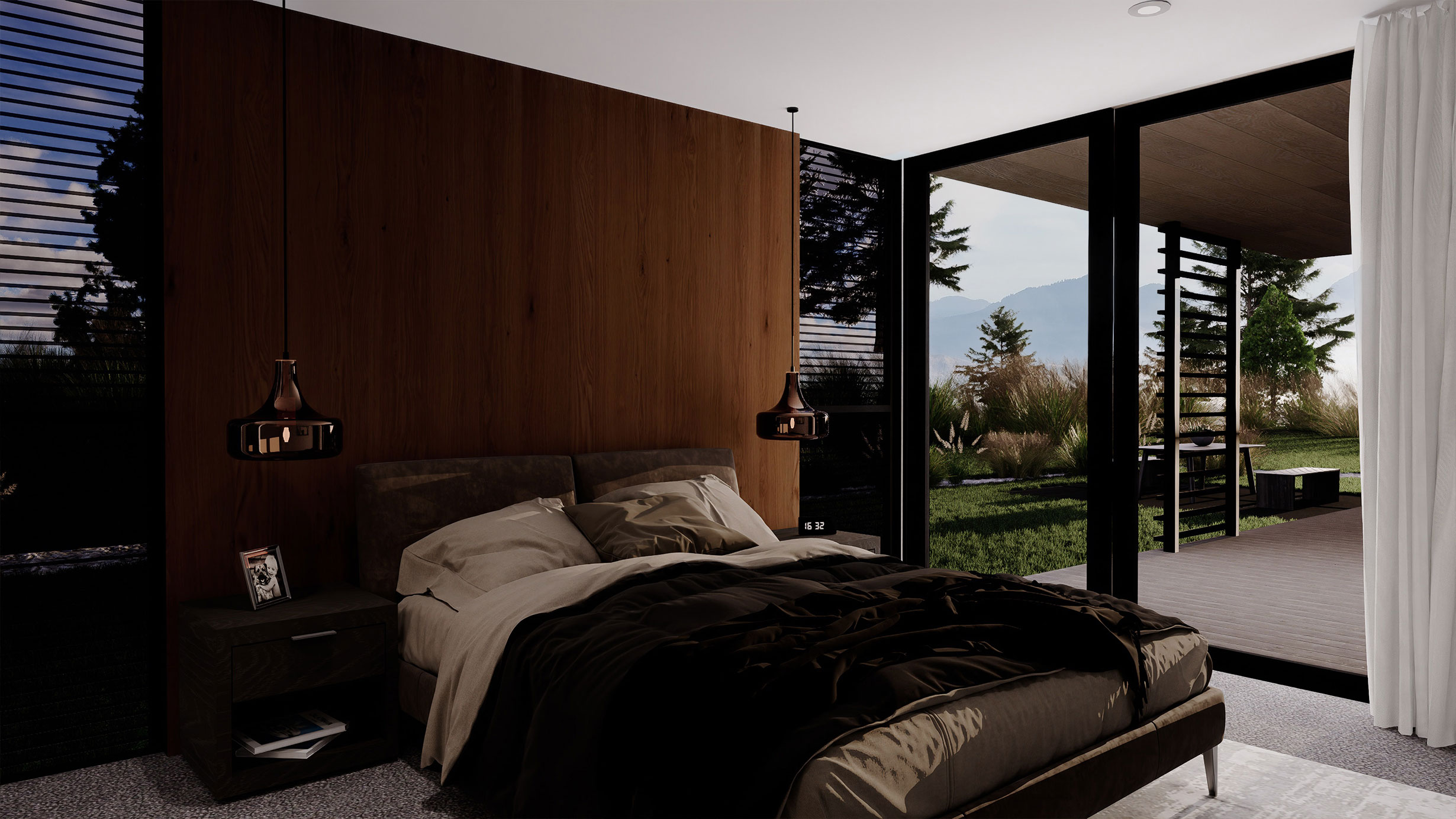 Hallmark Homes Prestige Series Mapua House Floor Plan Master Bedroom View Christchurch Builders NZ.