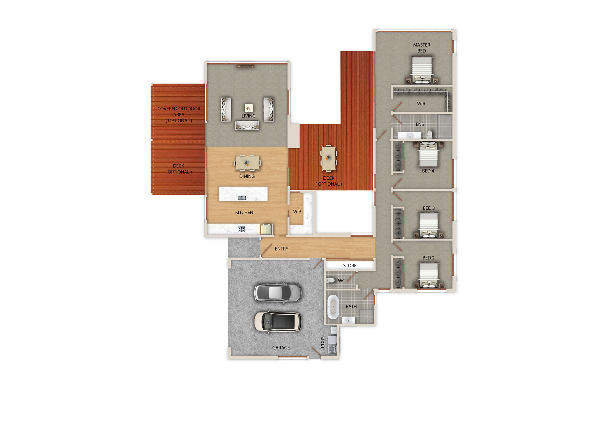 The Hallmark Series Rakaia House Floor Plan Design by Hallmark Homes in Christchurch Canterbury New Zealand,