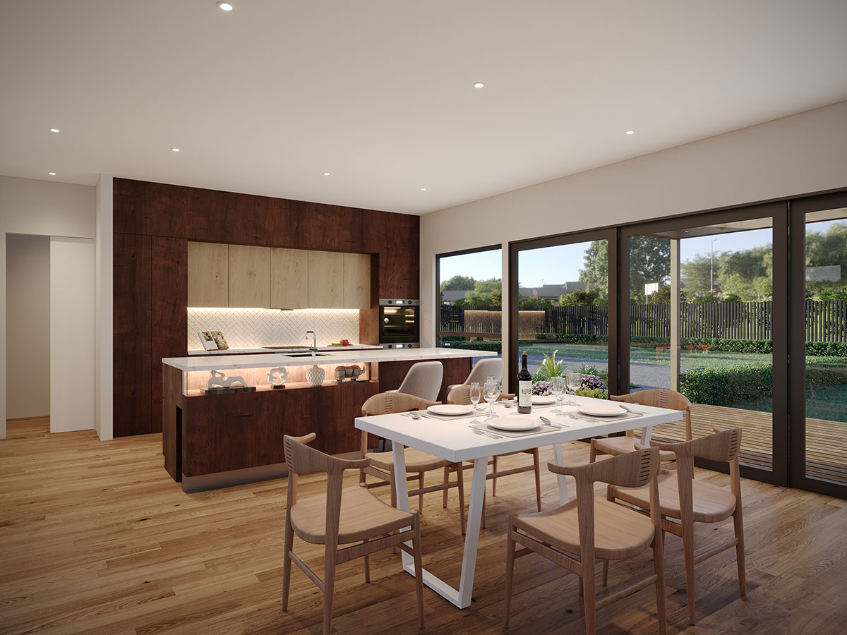 The Hallmark Series Rakaia House Floor Plan Kitchen View Design by Hallmark Homes Christchurch Canterbury New Zealand,