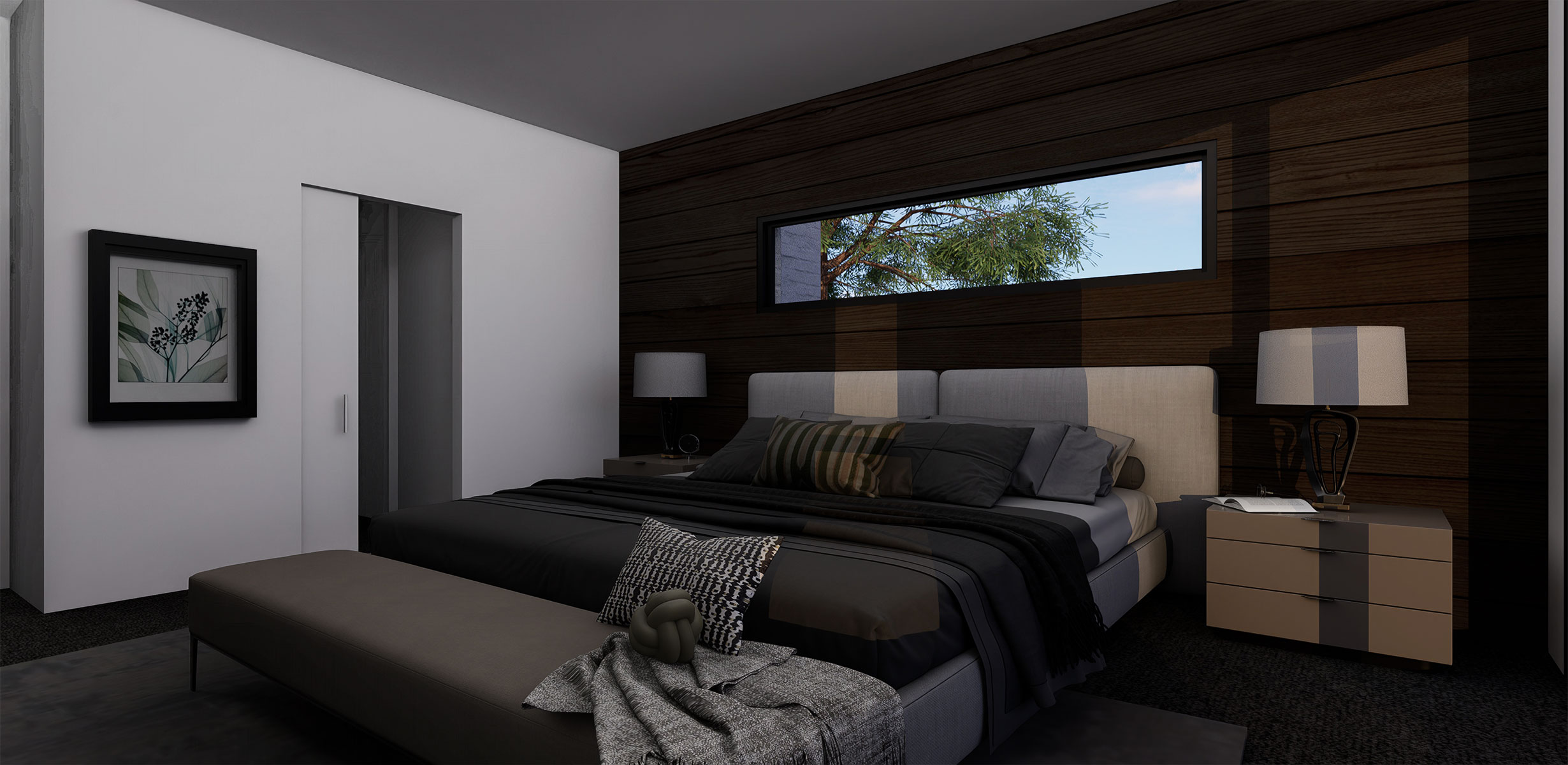 Hallmark Homes Prestige Series Cardrona Deluxe House Plan Master Bedroom View Christchurch Canterbury NZ.
