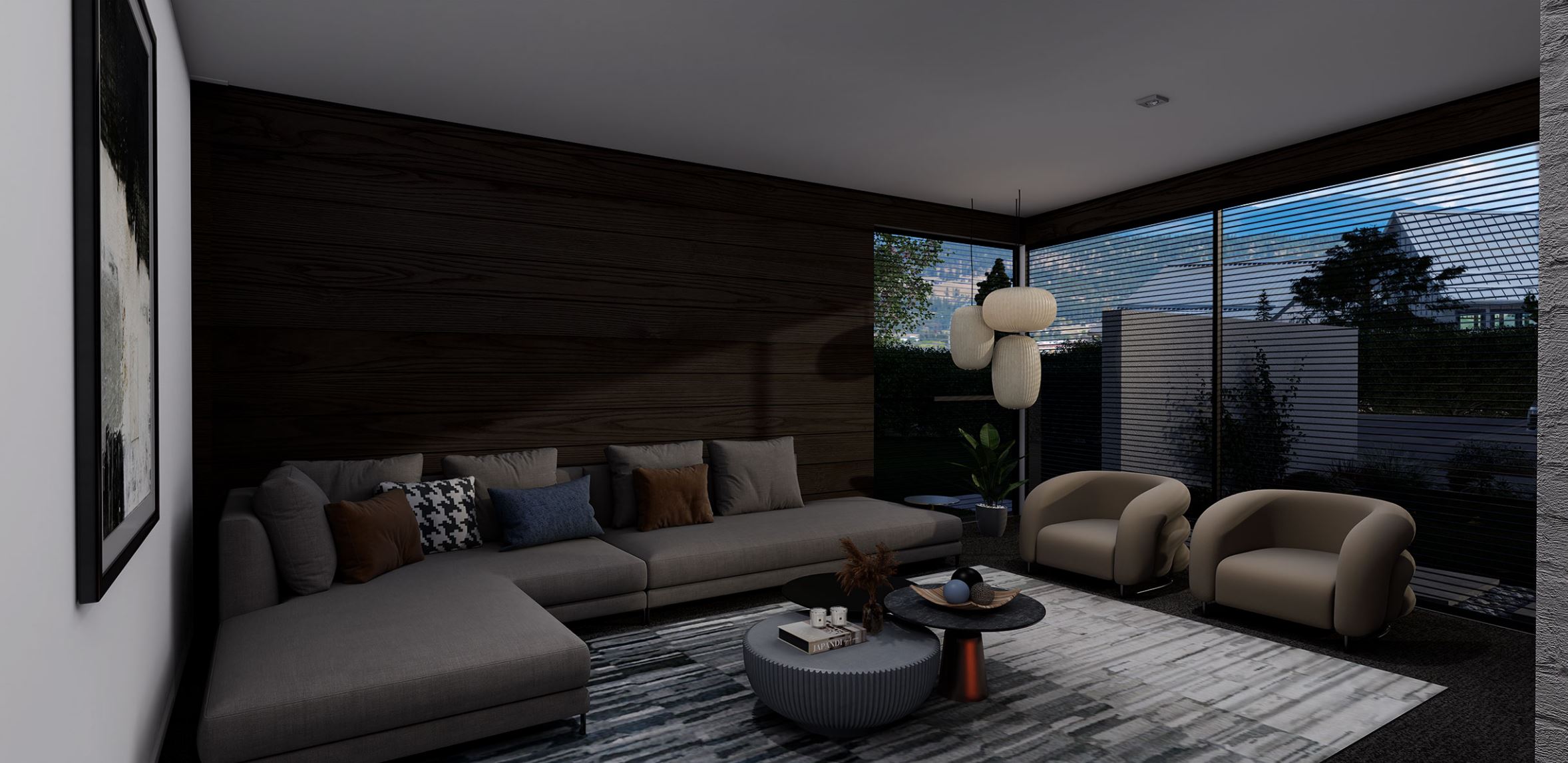 Hallmark Homes Prestige Series Cardrona Deluxe House Plan Living Room View Christchurch Canterbury NZ.