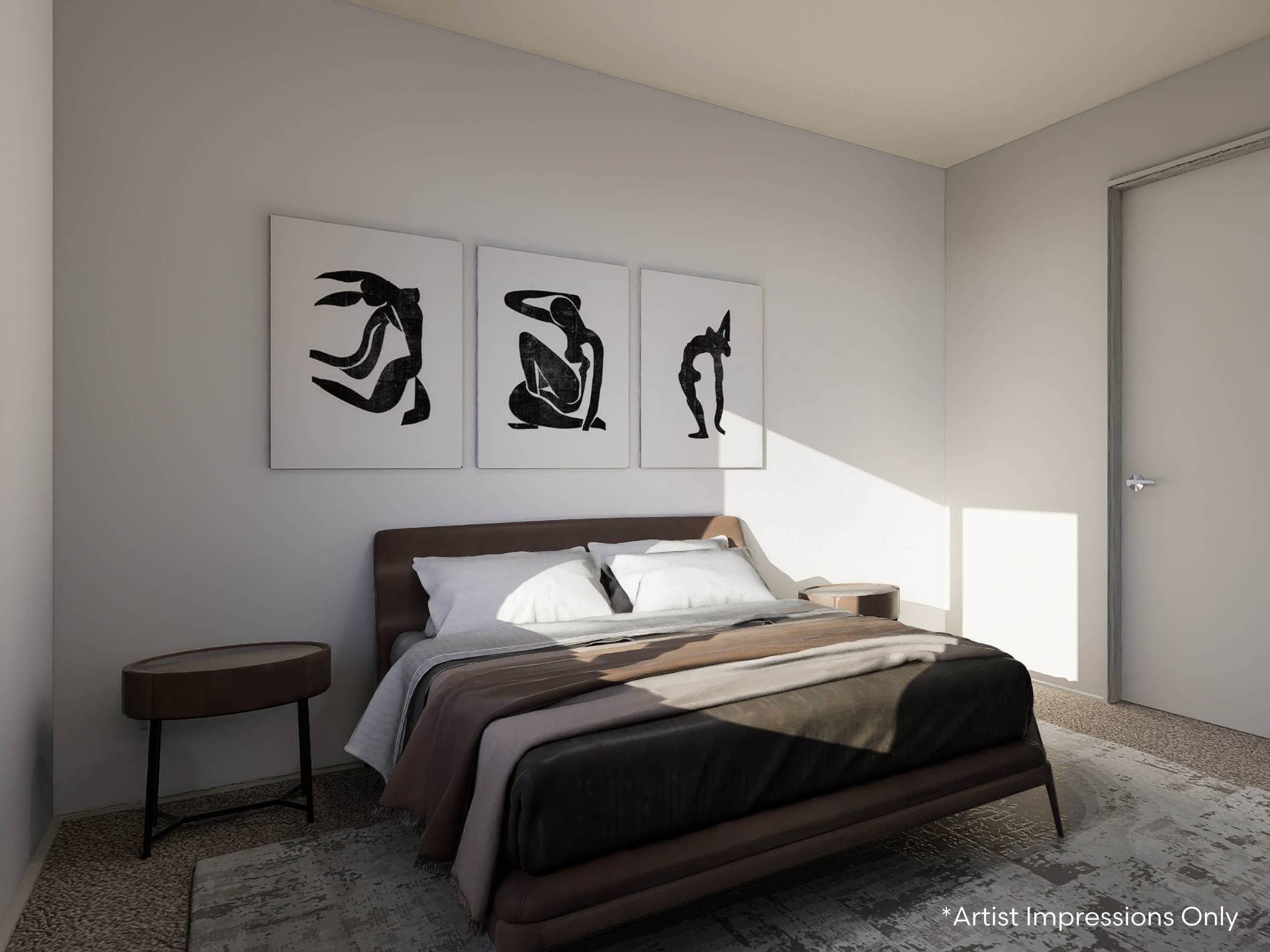 Masterbedroom of modern house and land package located in Ravenswood