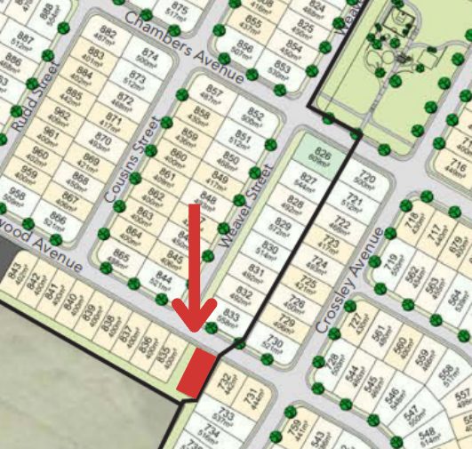 Map of Ravenswood house and land package