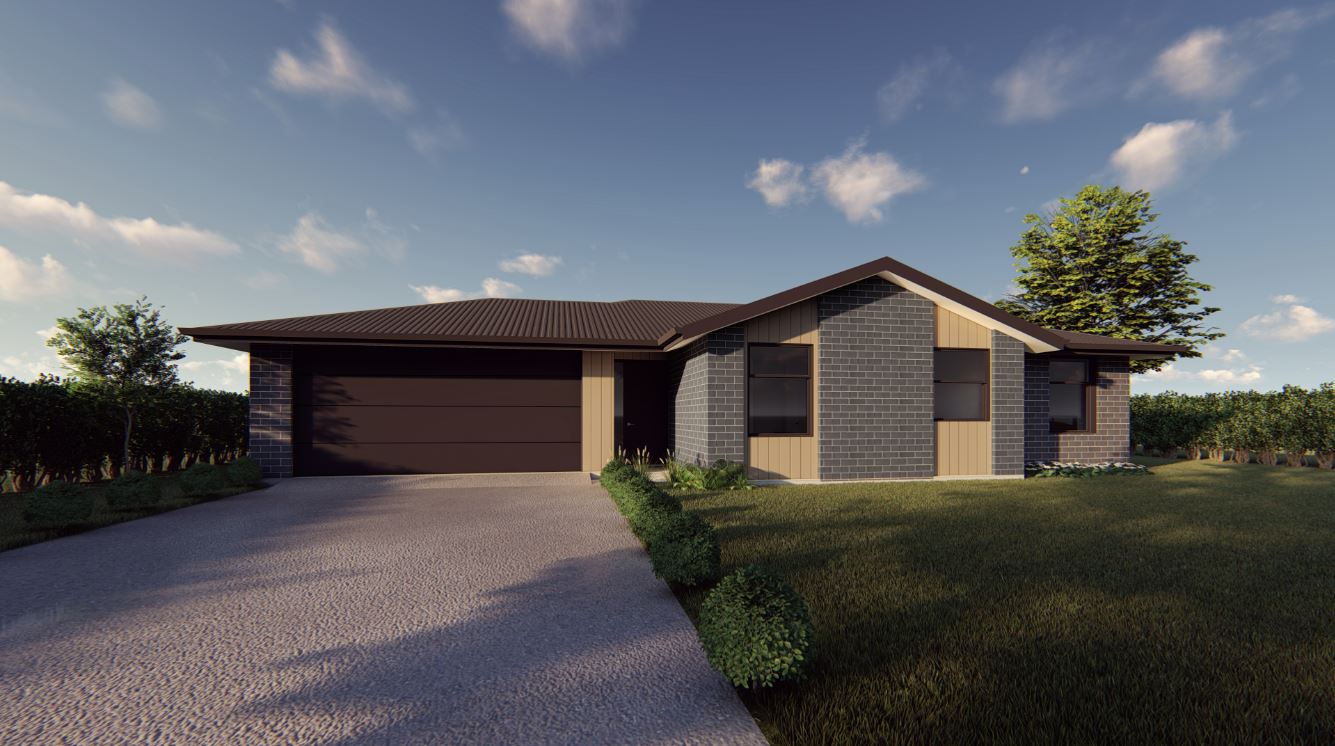 Exterior of stylish 160m² family home