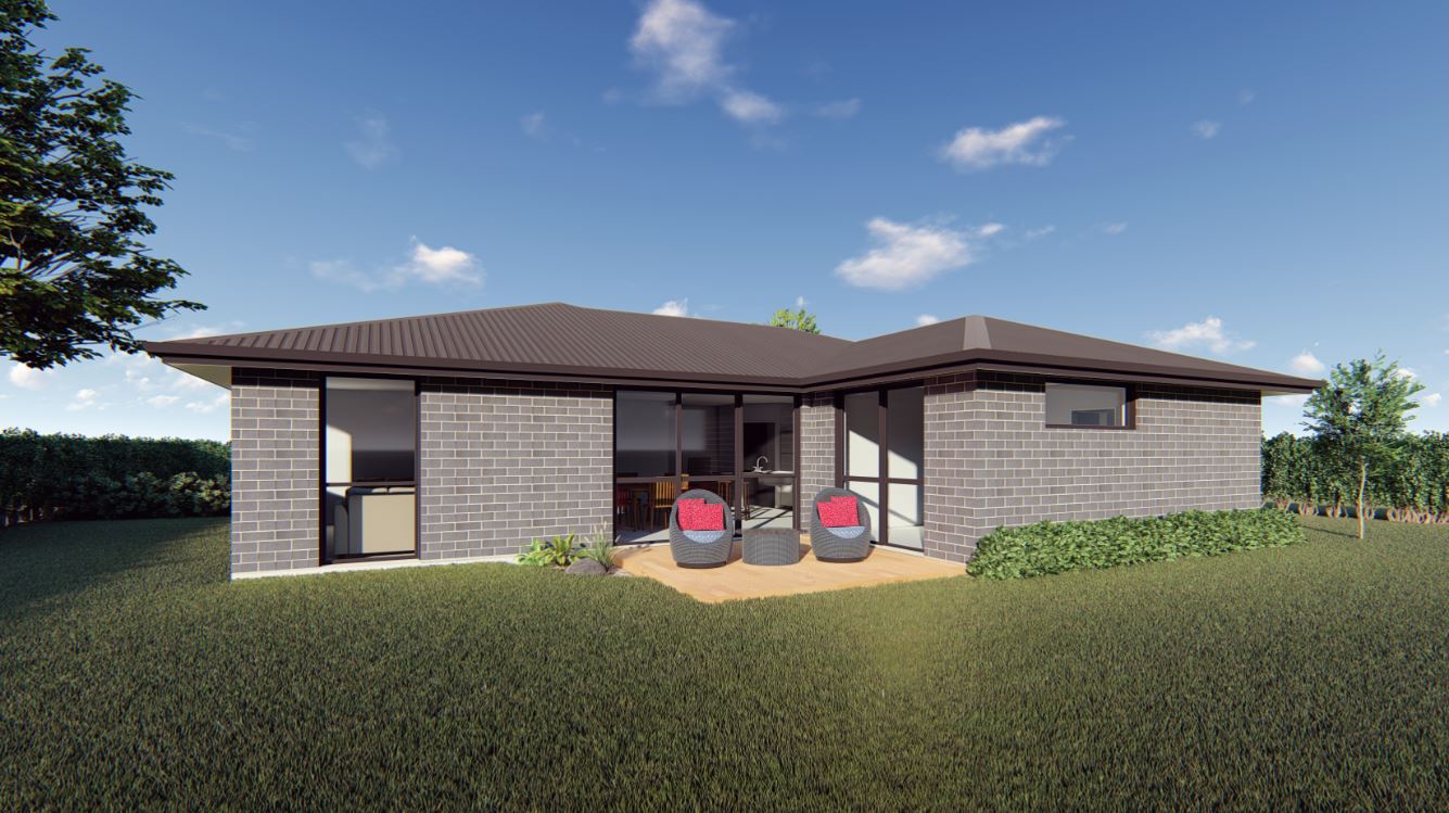 Exterior of stylish 160m² family home