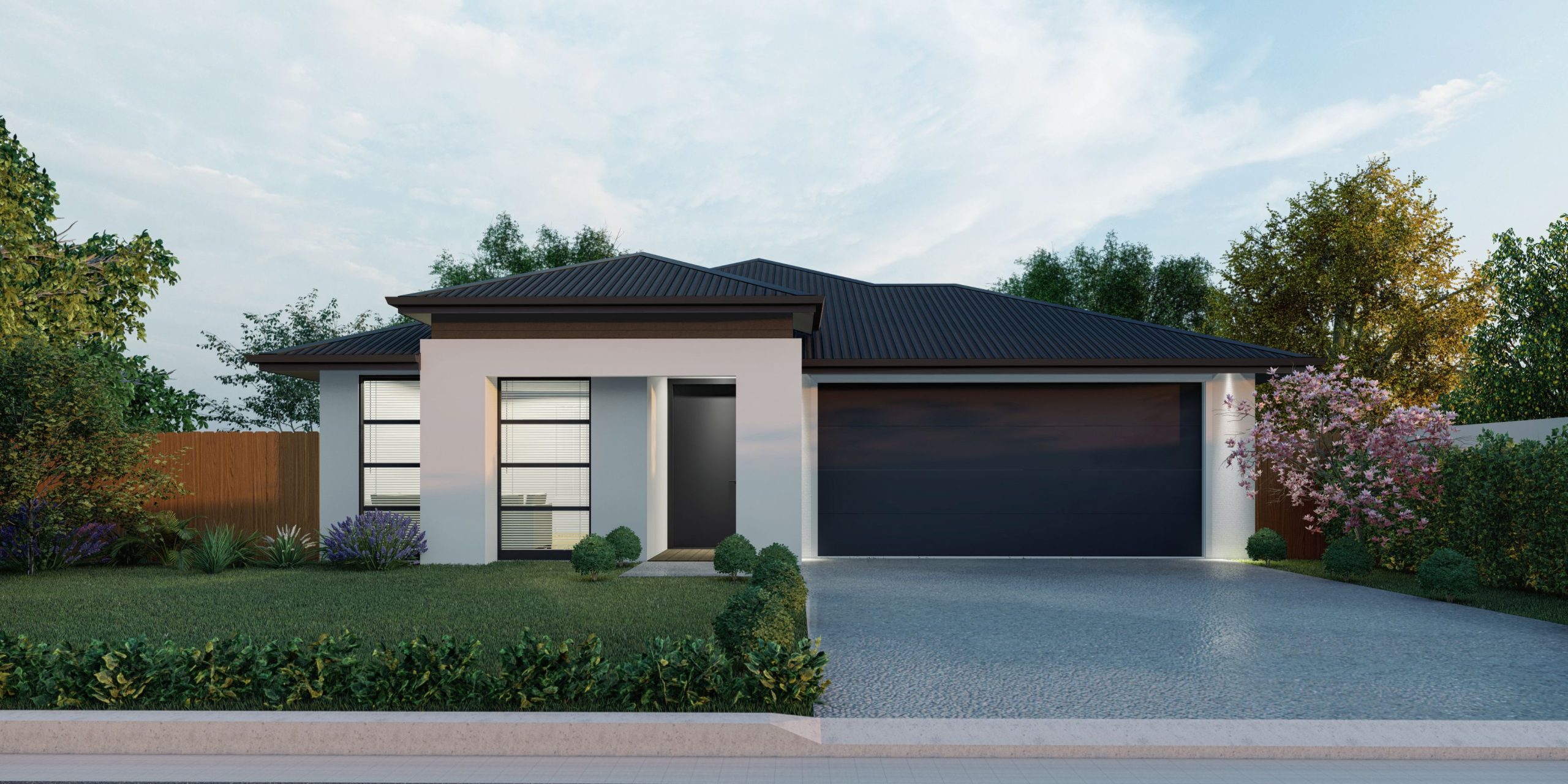 Exterior of spacious 190m² family home