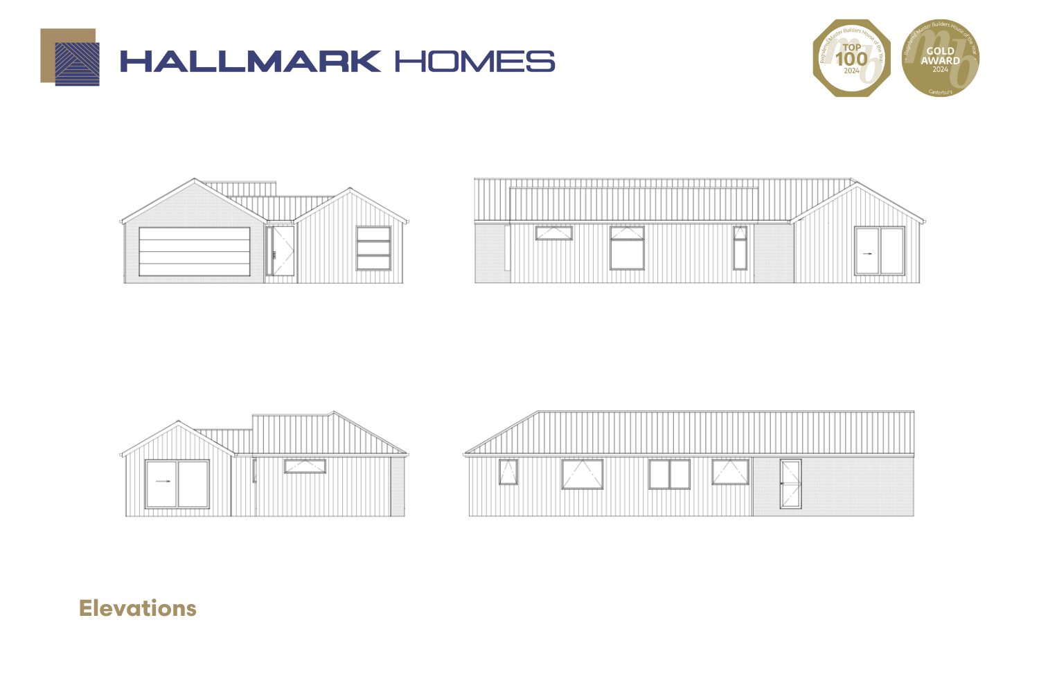 House and land package, lot 249 Oakbridge elevations - under offer
