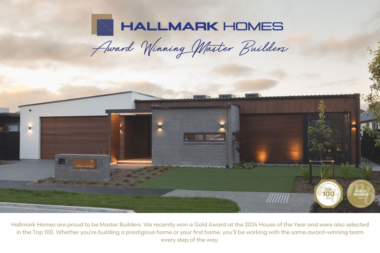 Award winning Oakbridge showhome by Hallmark Homes built in Christchurch