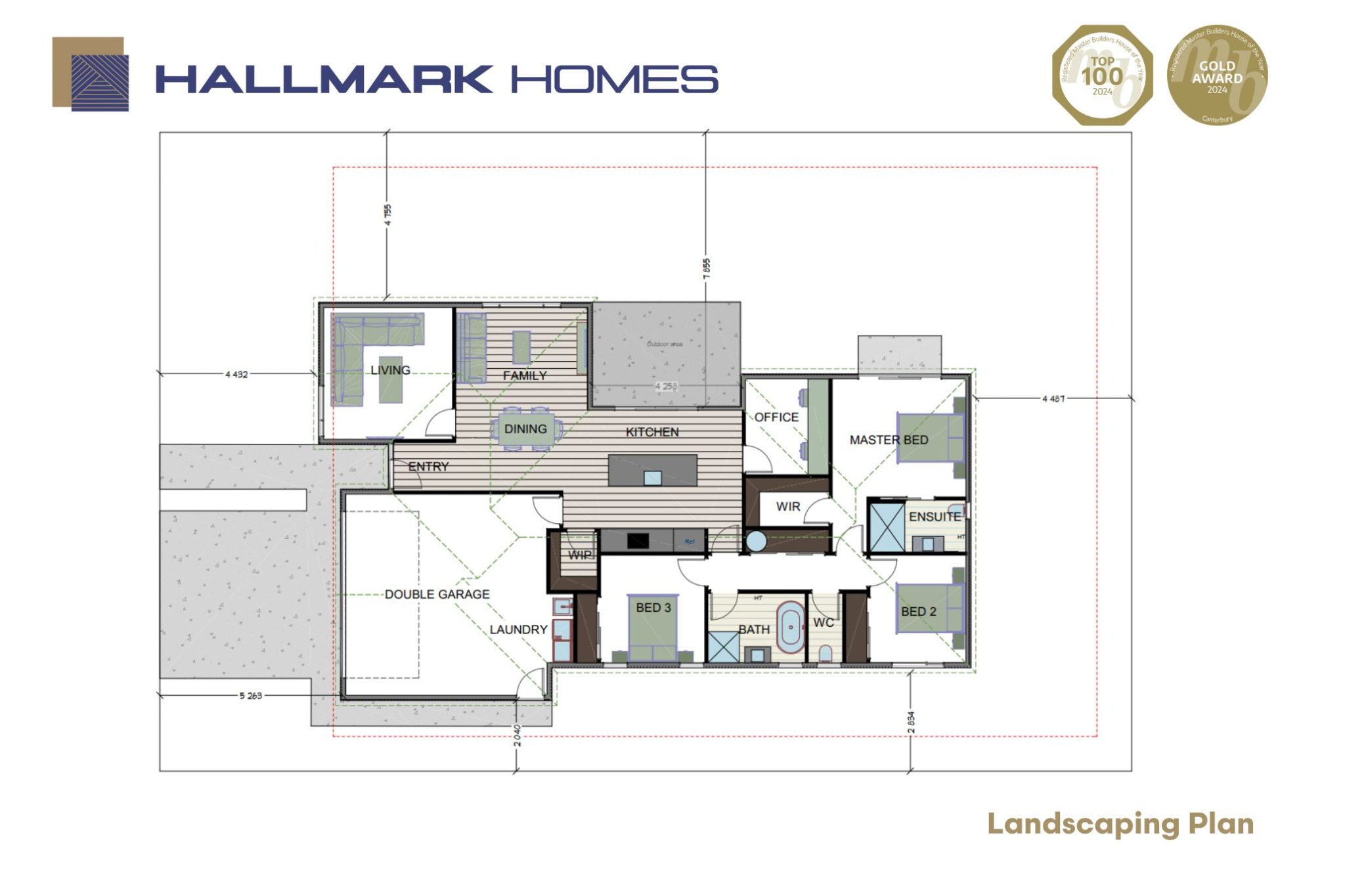 House & Land package in Oakbridge, Christchurch! A modern styled home with 4 bed, 2 living, 2 bath and 171m2 footprint.