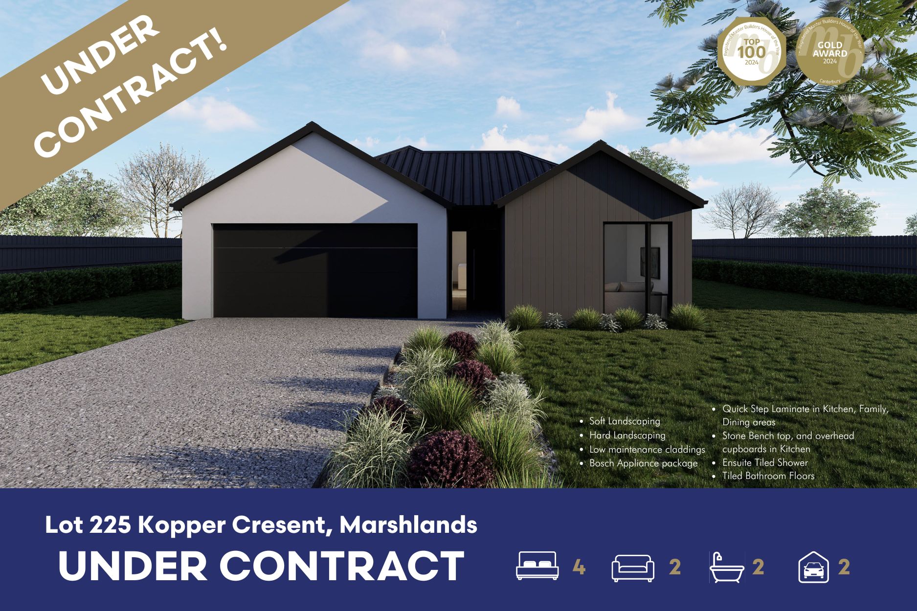 Under contract Marshalnds house and land package
