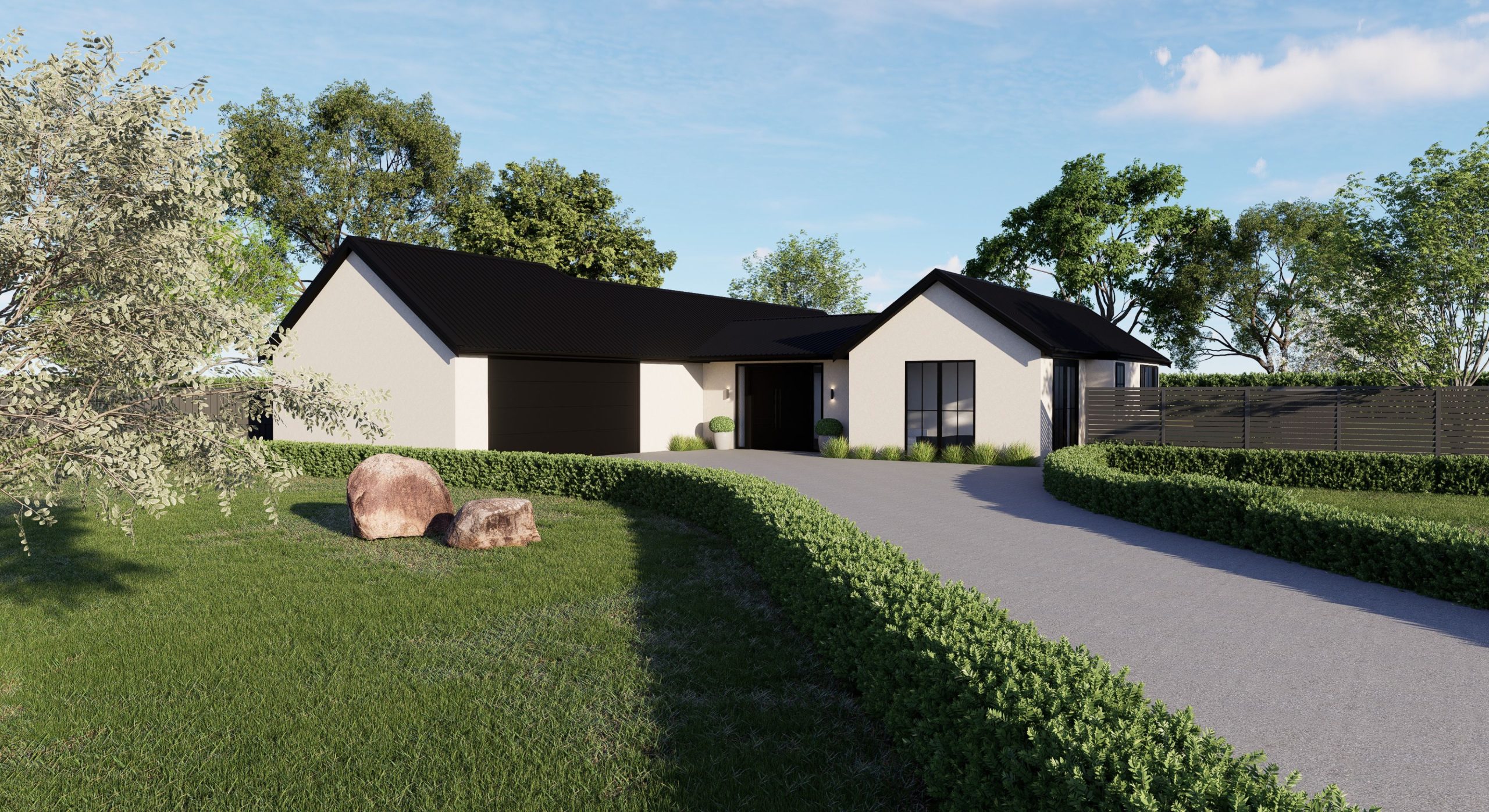 Contemporary home in Harewood built by Hallmark Homes