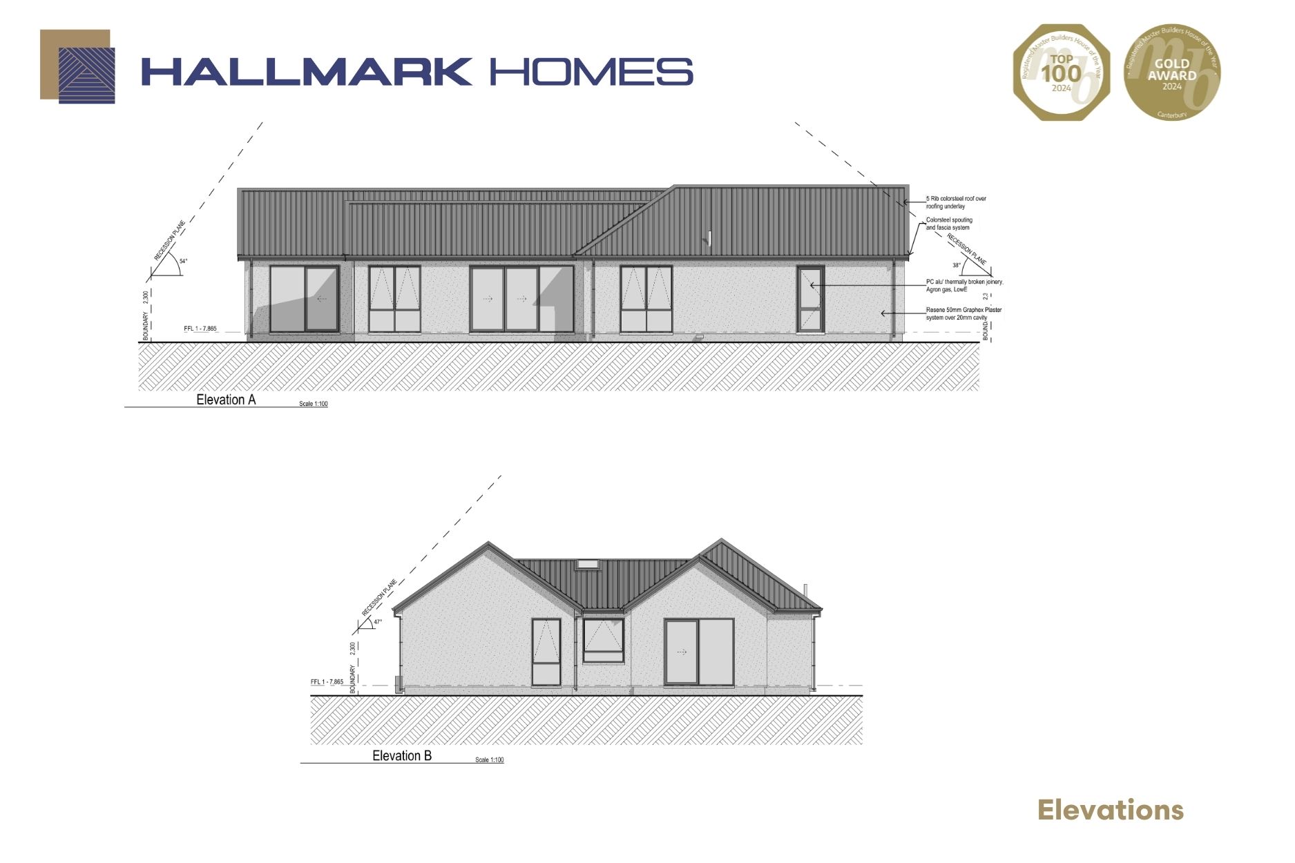 elevations 2 for house and land package in christchurch