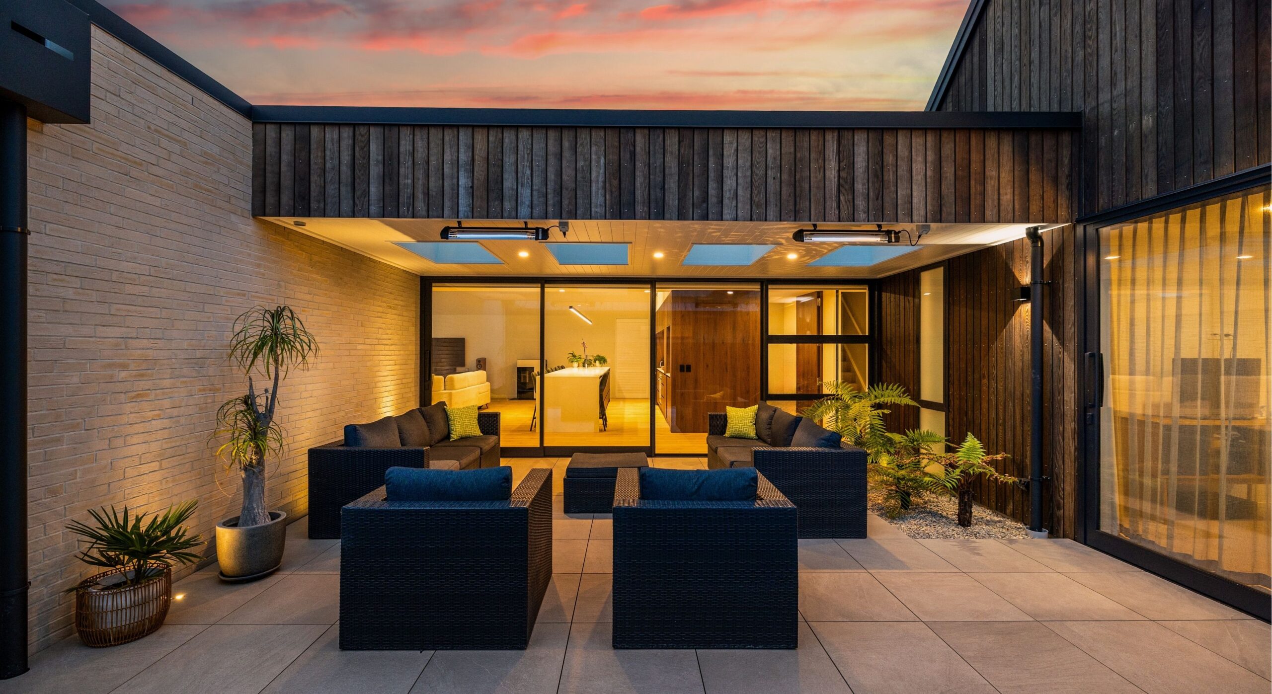 Bespoke Build in Marshlands Christchurch. Designer brick, high ceilings and architectural look