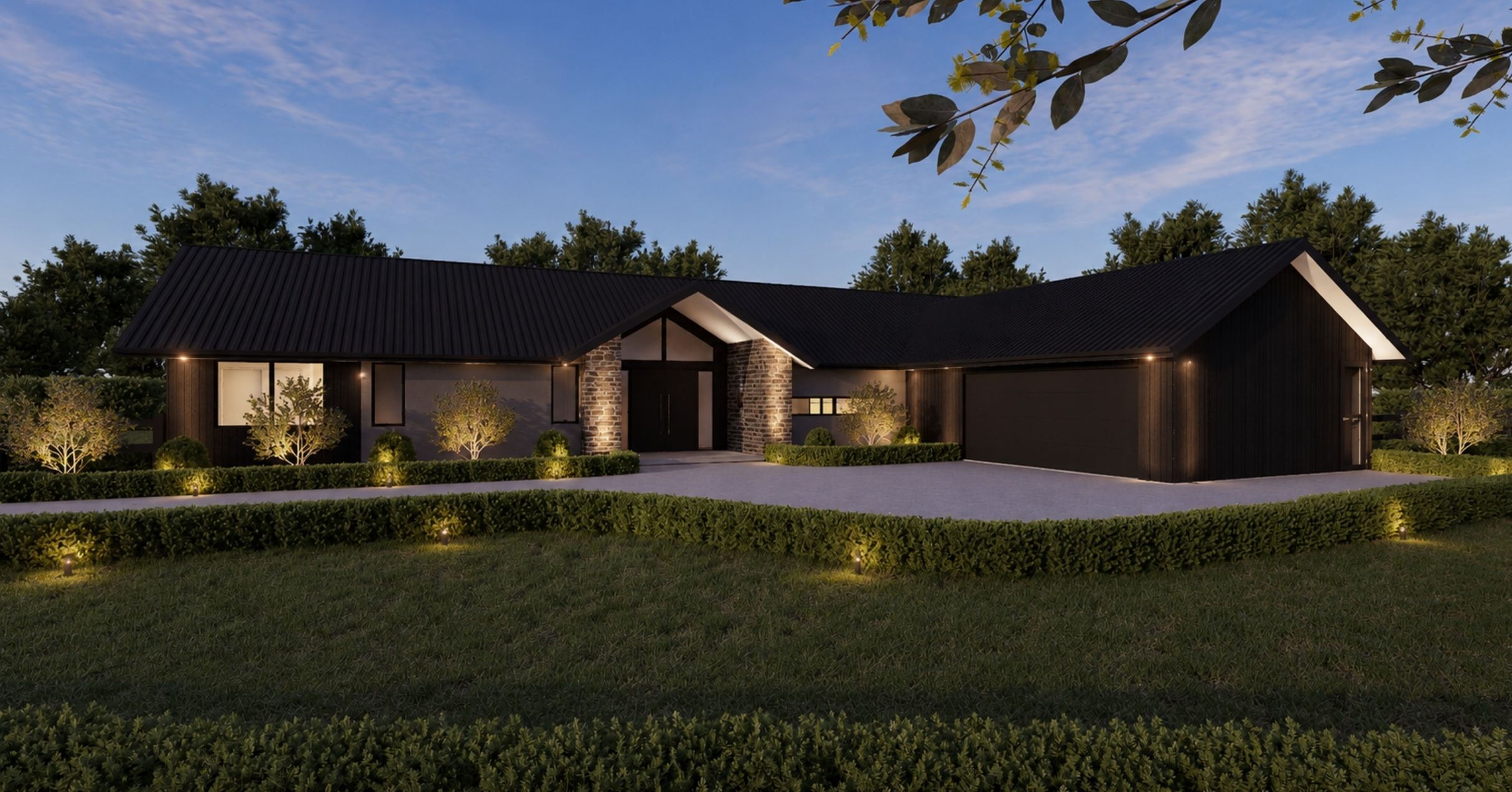 Our most popular plan to date in a smaller version. Think lifestyle block and a home you deserve