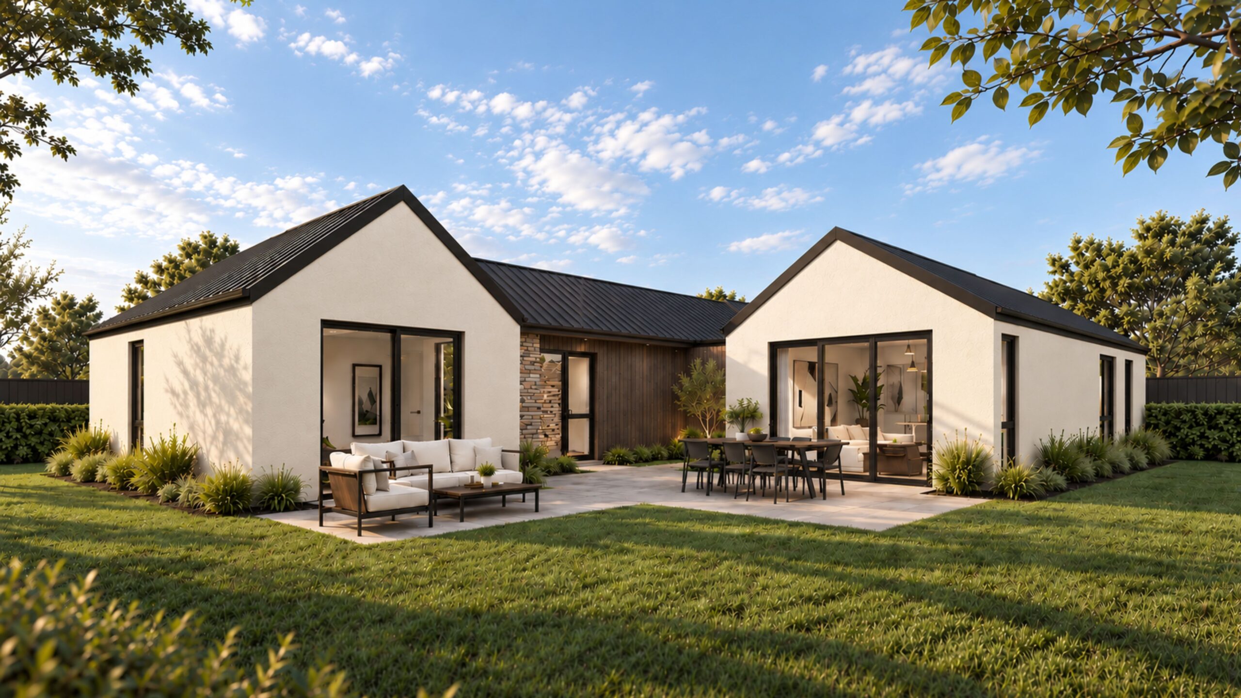 Cromwell exterior design plan from Hallmark Homes